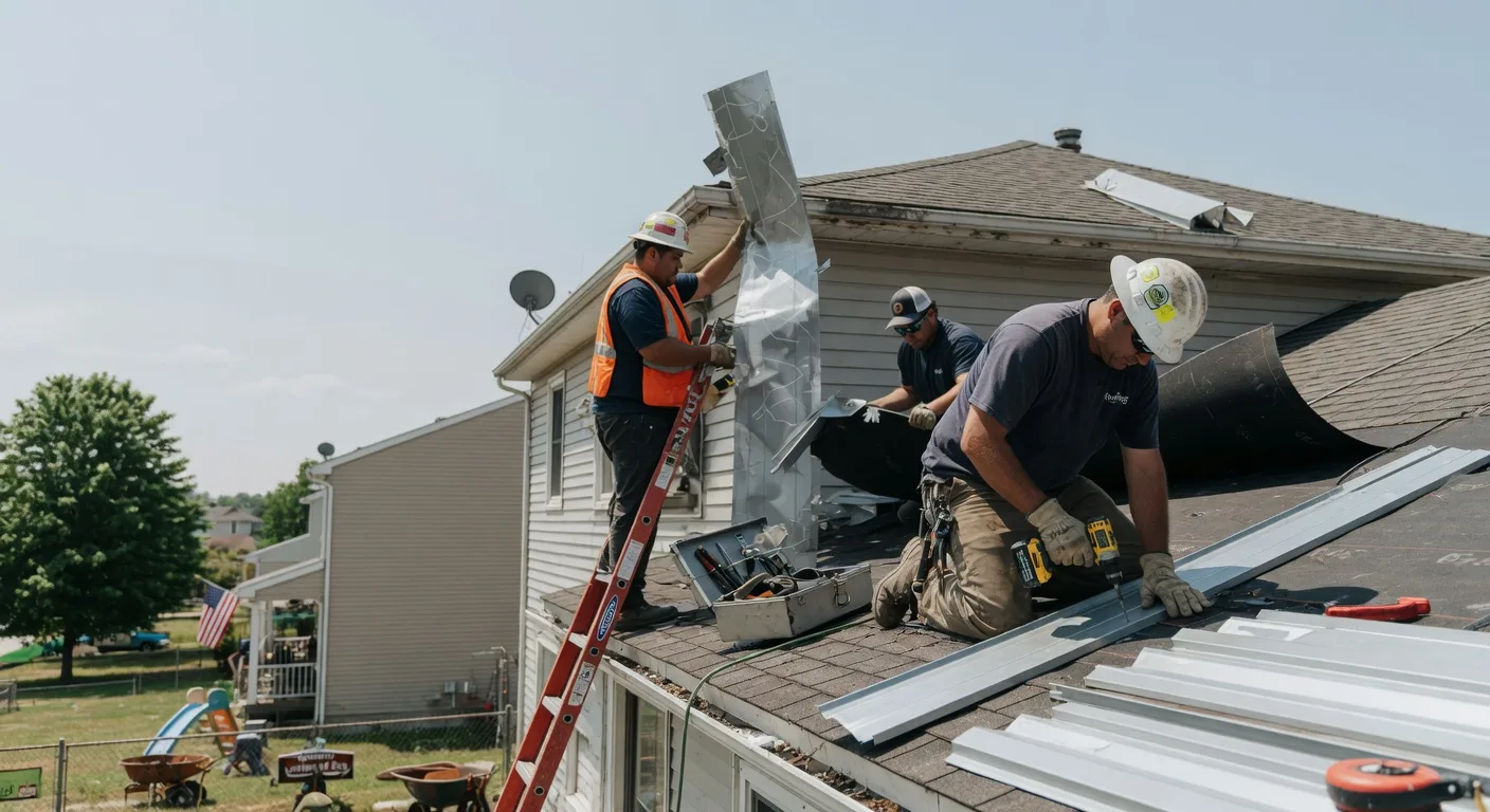 Storm Damage Metal Roof Repair in Richwood, WV